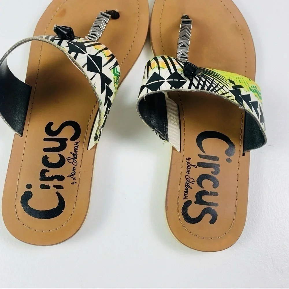 Circus By Sam Edelman Saxon Lime Women Sandals‎ Size 6.5
